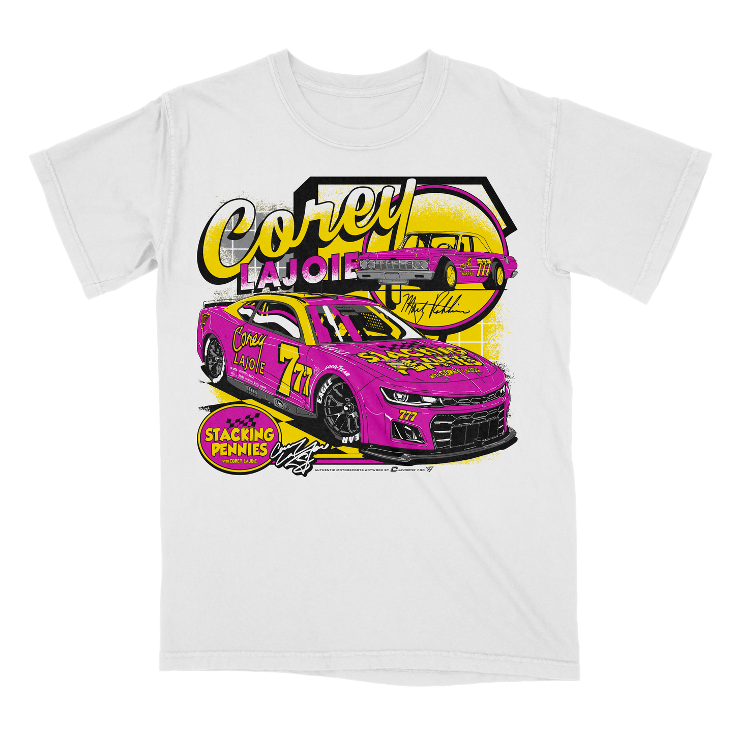 2022 Corey LaJoie Throwback Tee