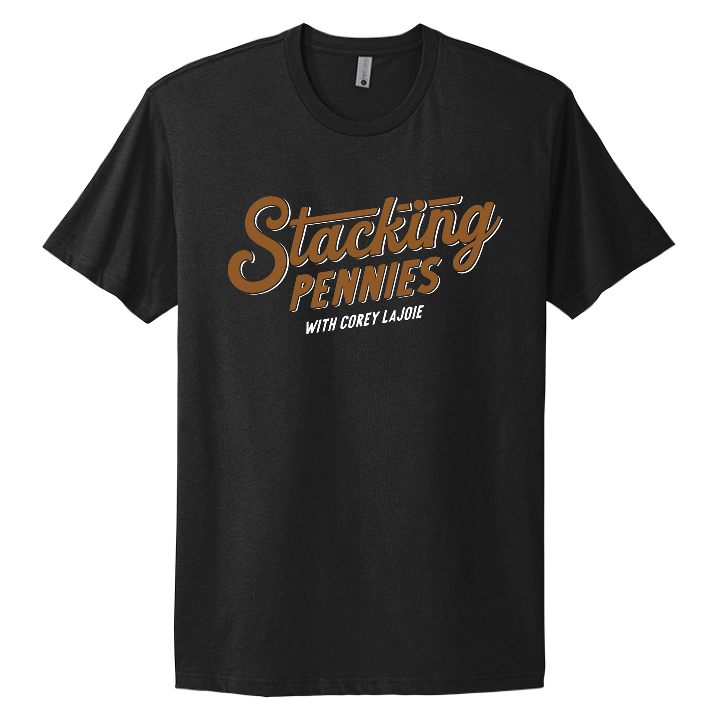 Corey LaJoie Stacking Pennies Logo Tee - Black