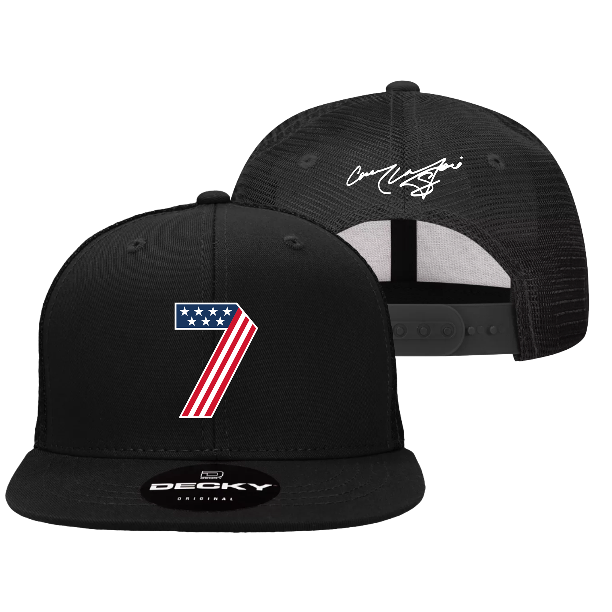 Youth Light Blue American Flag Hat