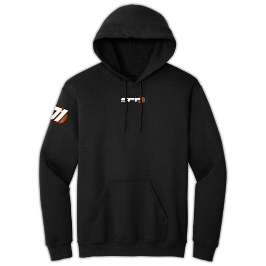 Corey LaJoie Stacking Pennies Performance 01 Dark Grey Hoodie