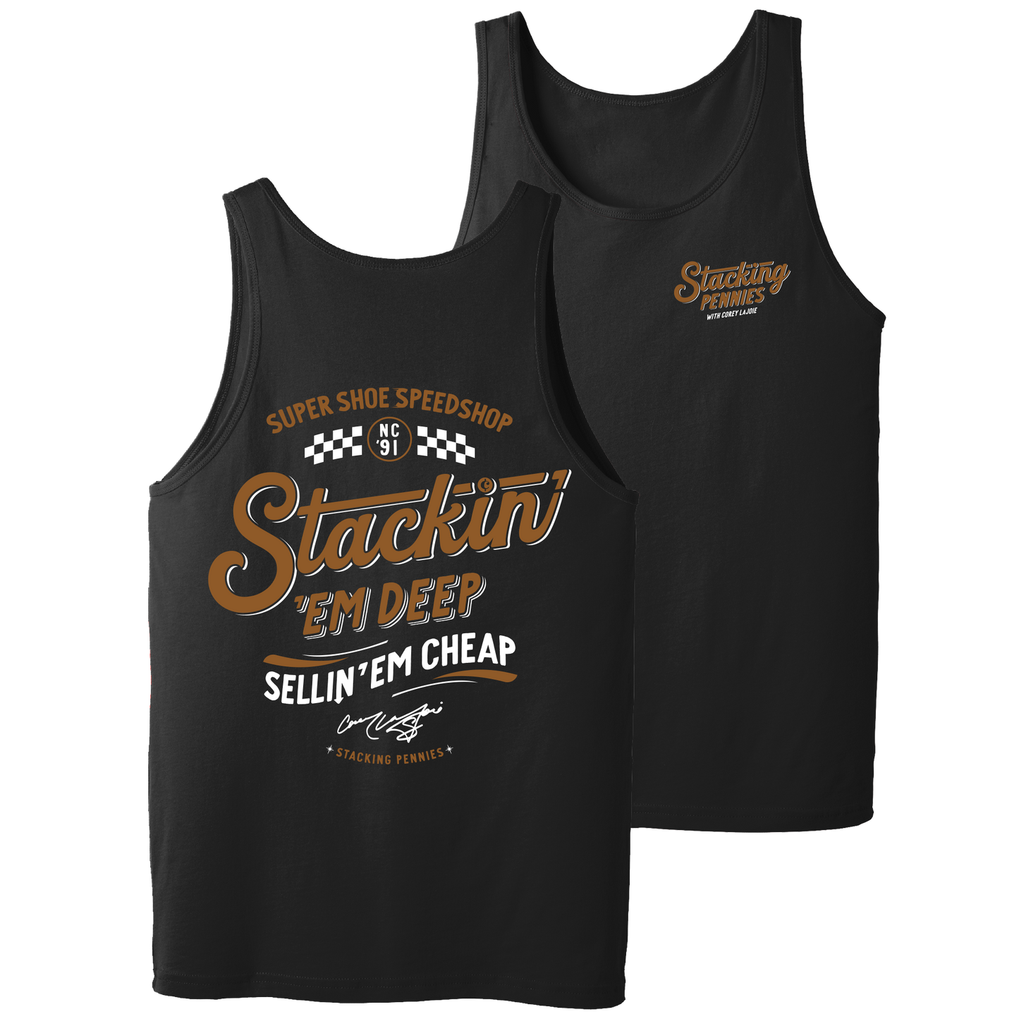 Stackin' 'Em Deep Unisex Tank