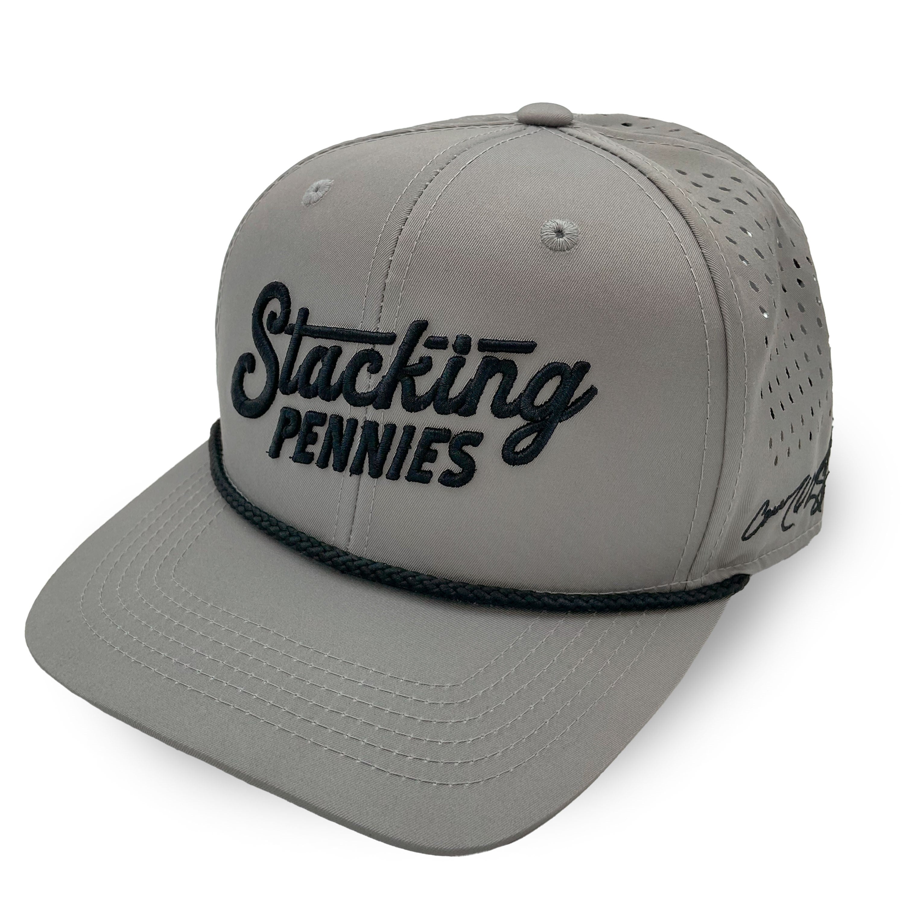 Corey LaJoie Stacking Pennies Grey Performance Rope Hat – Corey LaJoie ...