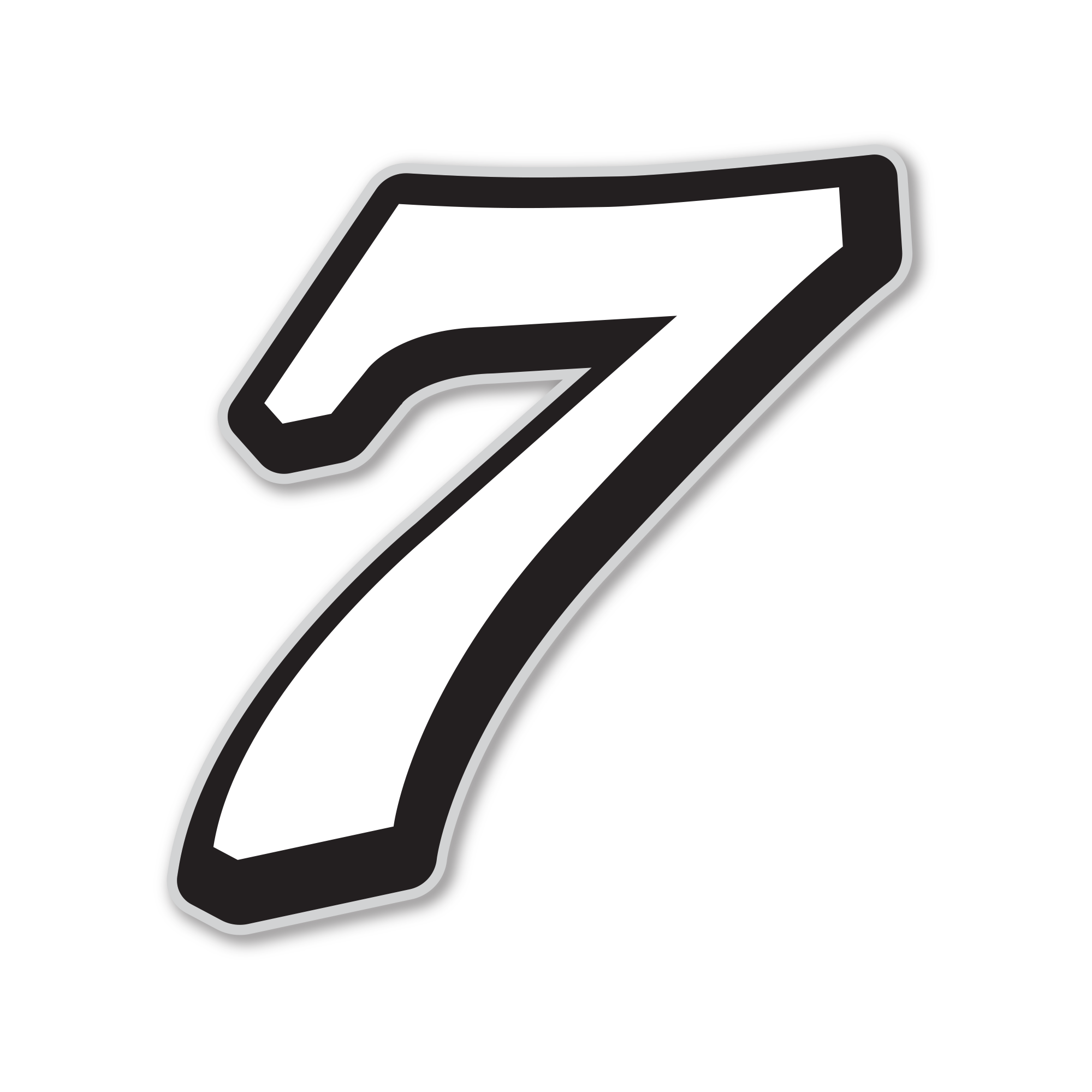 Racing Number Fonts 7