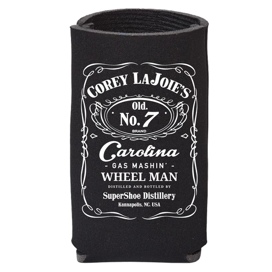 Corey LaJoie Old No. 7 Whiskey Slim Can Koozie