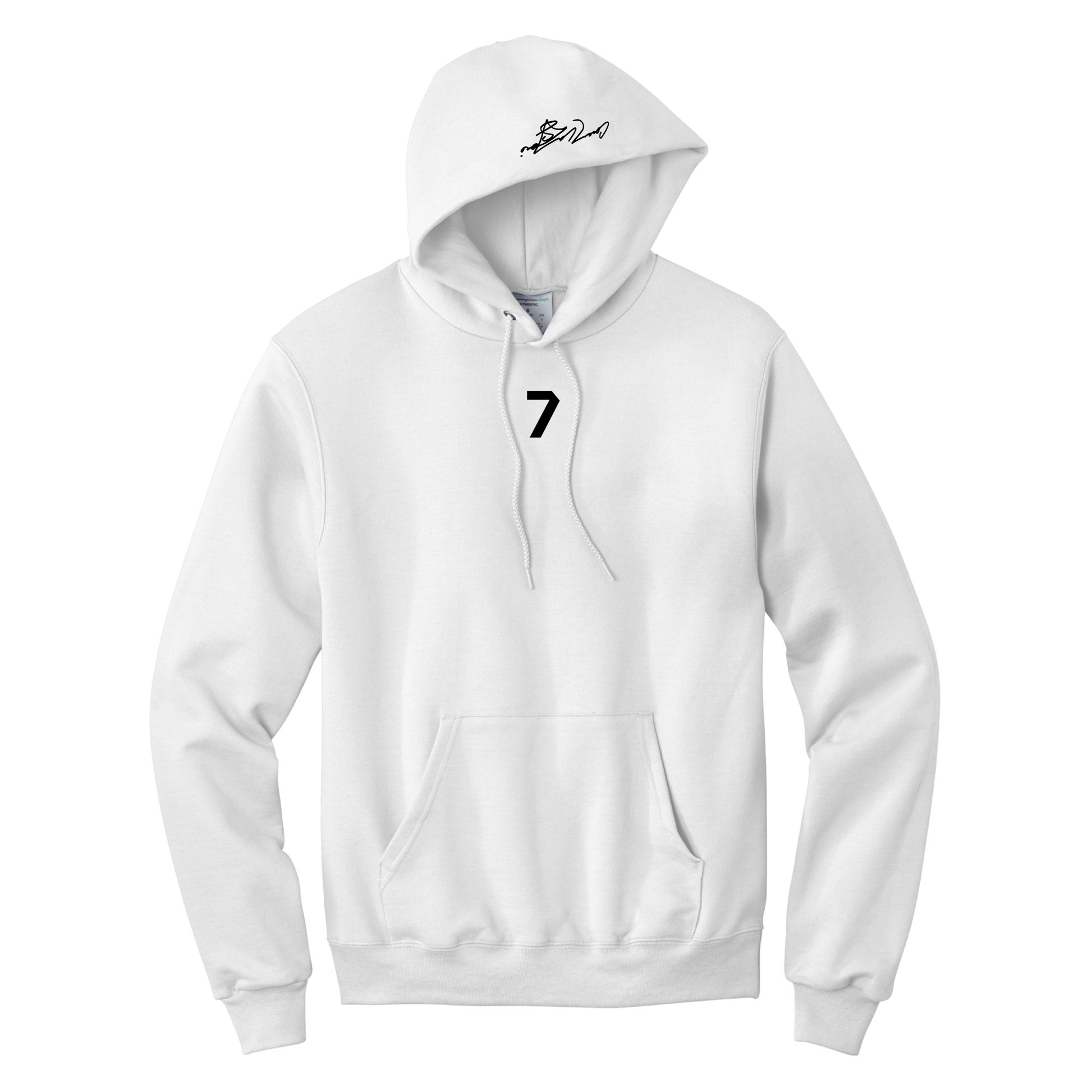 Polyester discount white hoodie