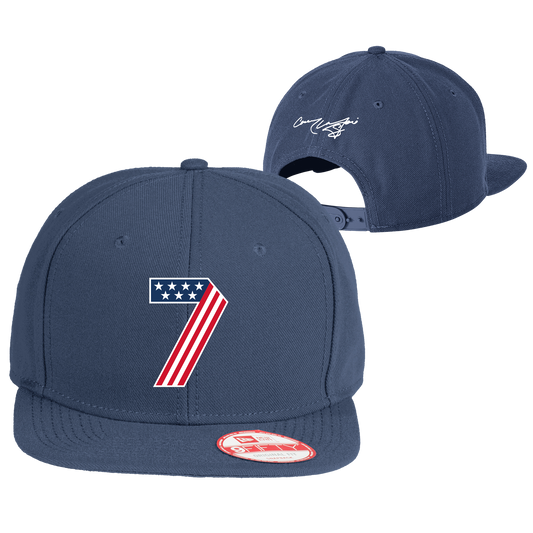 Corey LaJoie Navy #7 Stars & Stripes Hat